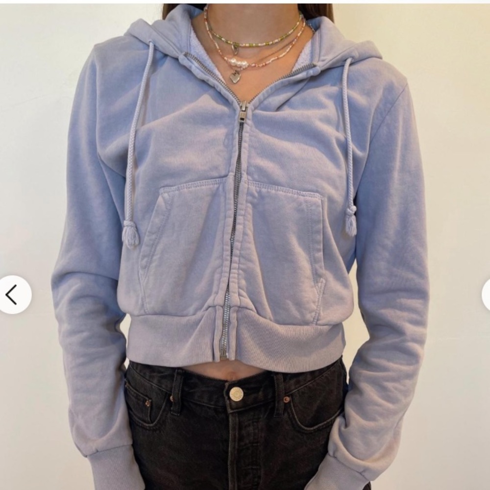 Small cropped blue brandy hoodie!